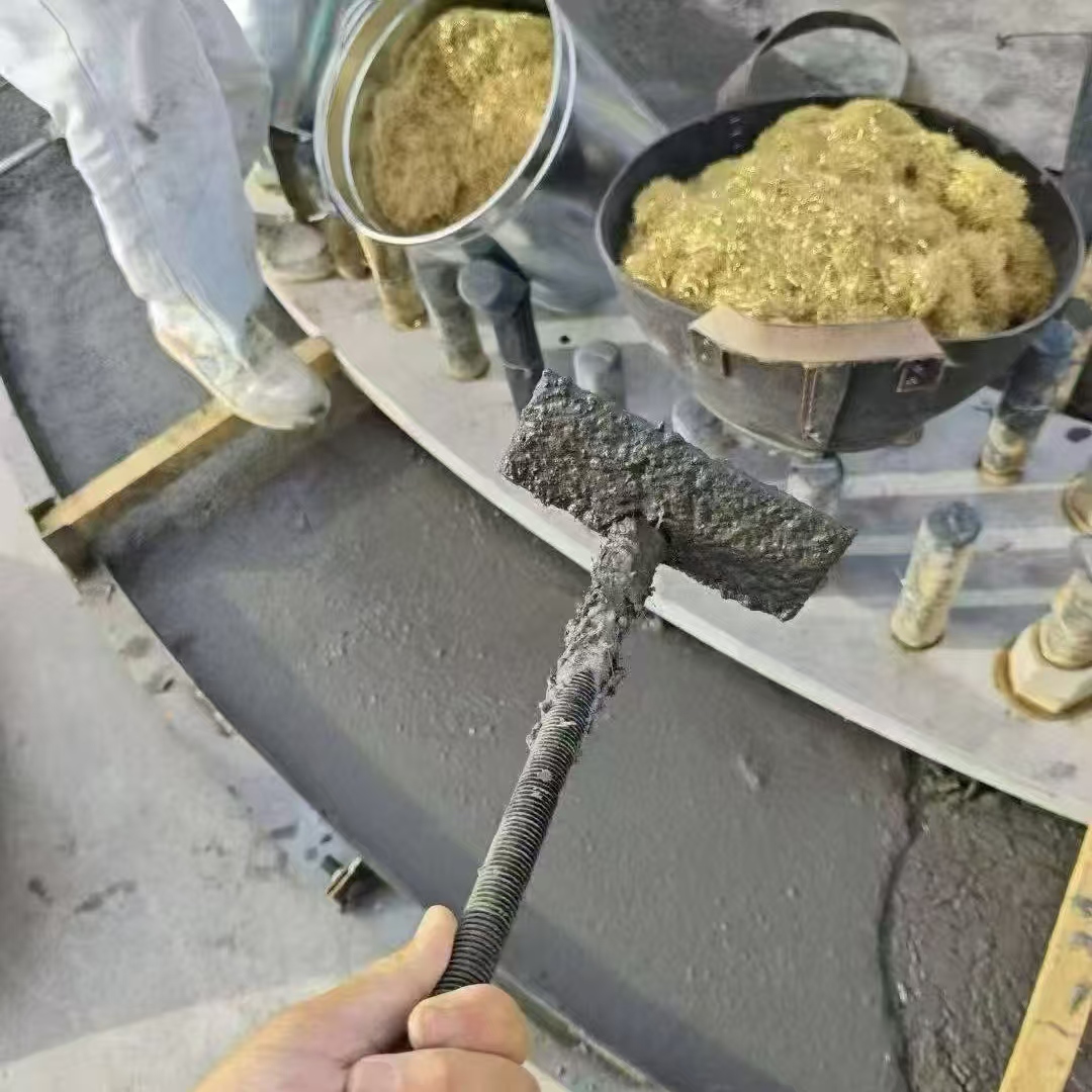 沧州C120钢纤维高强无收灌浆料 轧机压缩机汽轮机发电机锻压设备底座灌浆材料